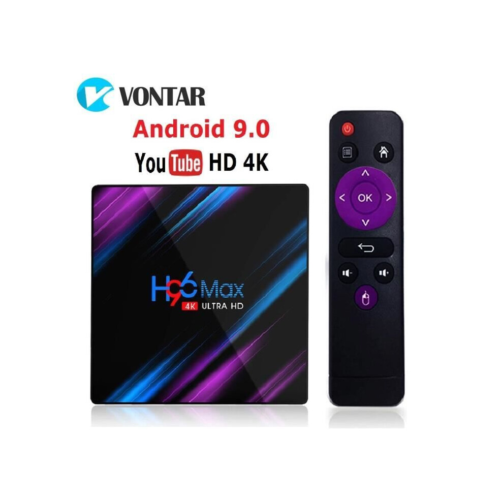 Smart Tv Box - H96 - H96 Max - Android 10 - 4 Gb Ram - 64 Gb Storage - 4K 7333425829363