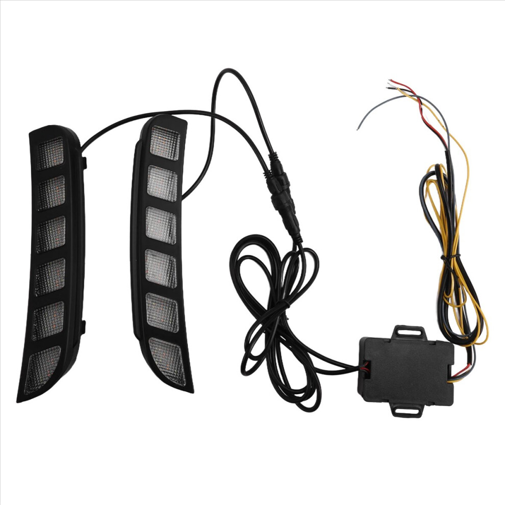 1Pair For Explorer 2016 -2018 Turn Signal Function Car Led Drl Yellow 4851500937060