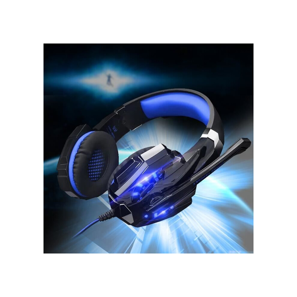 Gaming Headset - G9000 - 7.1 Surround - Built-In Microphone - And Led Blue/Black 7333425828694