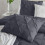 3-Piece Pintuck Microfiber Duvet Cover Set with Pillowcases 5
