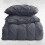3-Piece Pintuck Microfiber Duvet Cover Set with Pillowcases 4