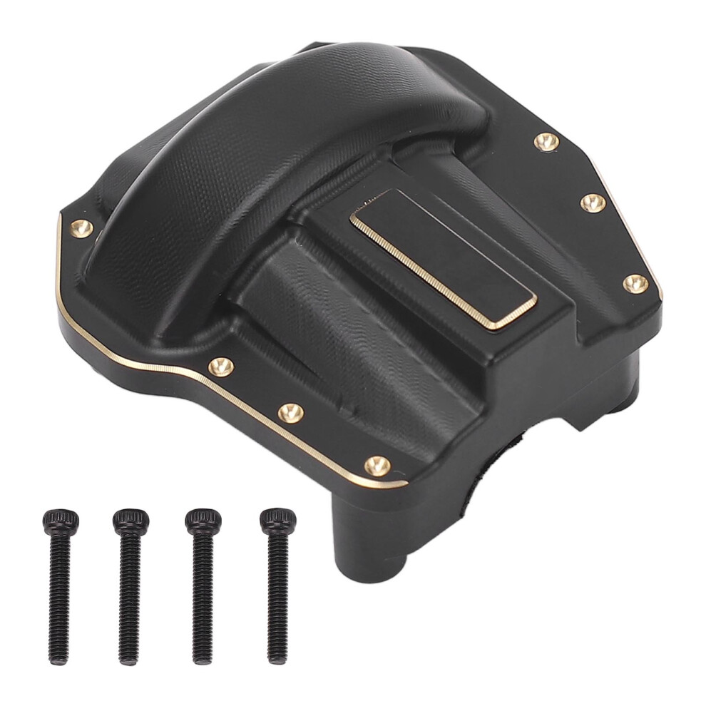 Precision Cnc Machined Brass Diff Cover Kit For Rc Crawlers, Enhanced Stability And Durable Construction For Improved Traction On Scx10 Iii Trx4m 9416038142482