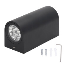Lampada da portico a LED resistente alle intemperie, illuminazione esterna impermeabile, applique da parete per esterni, apparecchio di montaggio a