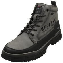 (44) Mustang Herren Casual Boots Seitlicher Rei?verschluss Grau