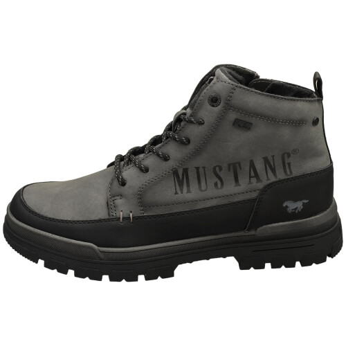 (44) Mustang Herren Casual Boots Seitlicher Rei?verschluss Grau 2