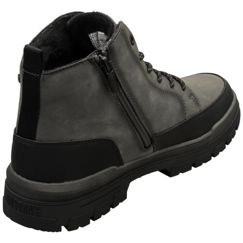 (44) Mustang Herren Casual Boots Seitlicher Rei?verschluss Grau 1