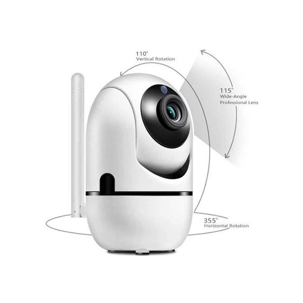 Baby monitor, 1080P Wi-Fi surveillance camera with night vision and automatic motion detector