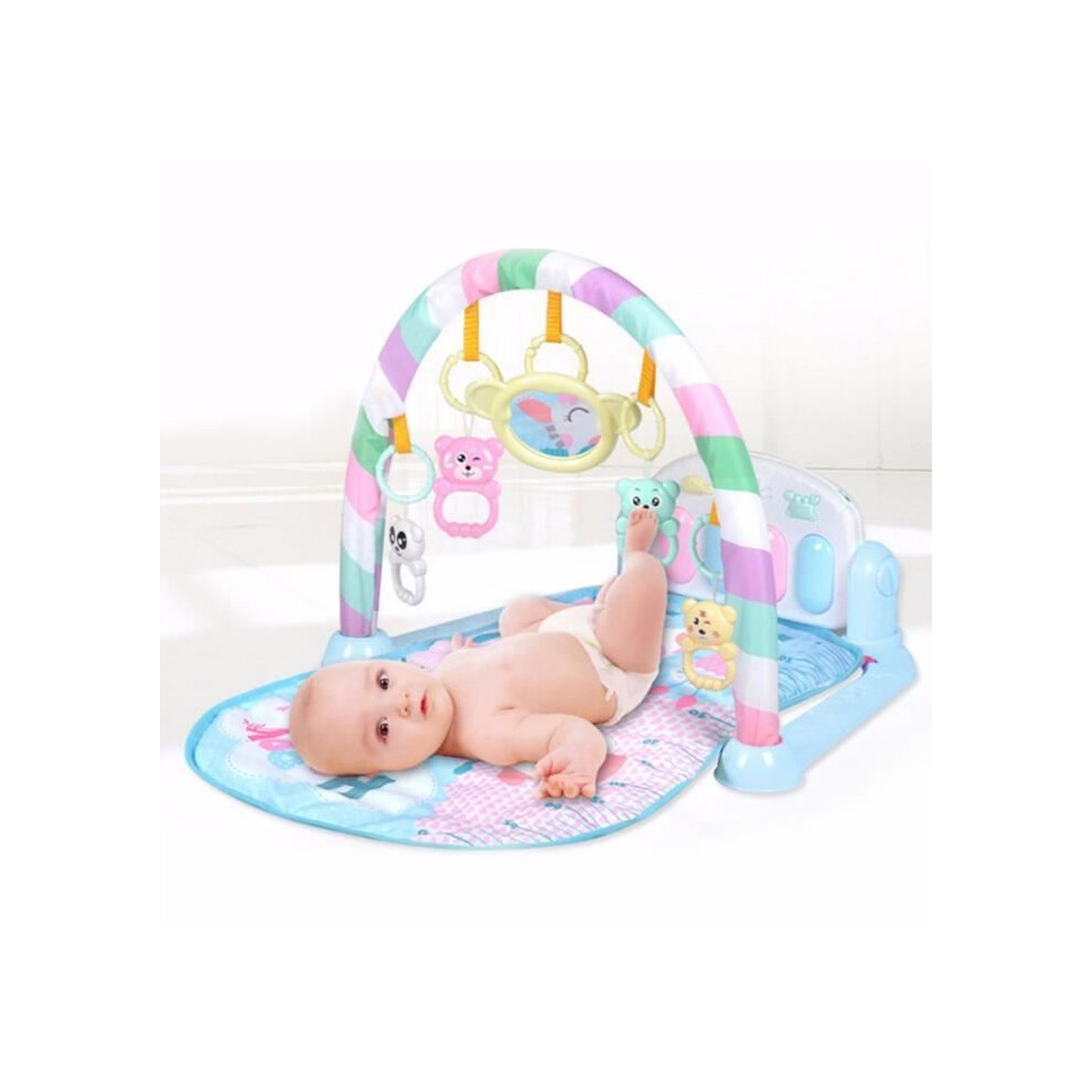 Newborn Play Mat With Musical Piano Pedal, Fitness Frame Green