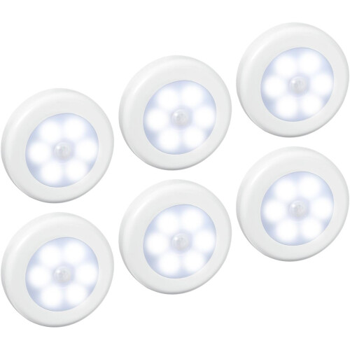 LED με μπαταρία, Φως με αισθητήρα κίνησης για εύκολη εγκατάσταση, Ενεργειακά