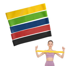 Fasce elastiche per esercizi di fitness, pilates e yoga, in lattice naturale ed ecologico, materiale di alta qualità, set per allenamento per donne