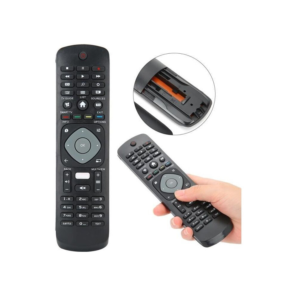 Philips Replacement Tv Remote Control, 10M Range, Robust Abs, Universal 7333425824641