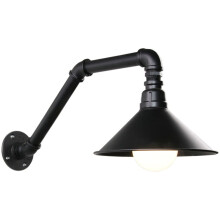 Lampada da esterno a collo d'oca certificata Dark Sky, stile vintage, facile da installare, adatta per ambienti esterni commerciali, resistente alle