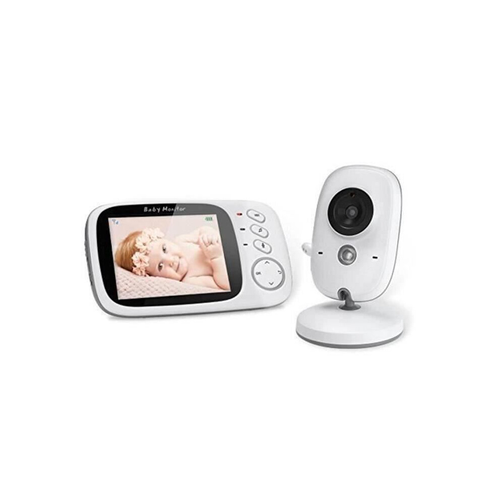 Light Babyphone Moonmini 120 - 3.2" Lcd Screen - Temperature Control - Night Vision - Range Up To 260 Meters - 120 Angle