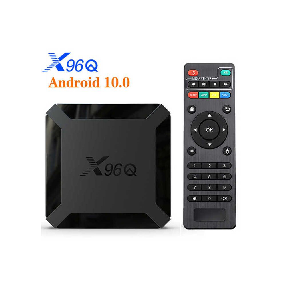 Boã®Tier Tv X96q Android 10.0 H616 - 2G+16G / 4K Hd Multimã©Dia Wifi 2.4G, Lecteur Multimã©Dia -B21 7333425829578