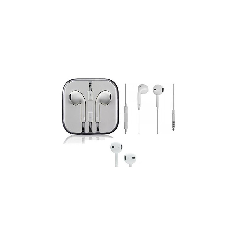 Headphone Microphone Volume Iphone 4/4S 5/5S 6/6P White 7333425843987