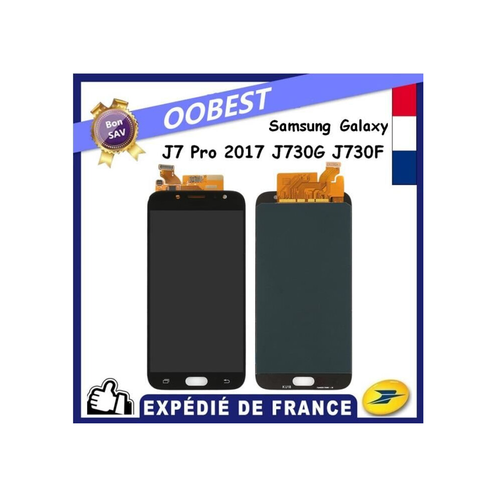 Screen For Samsung Galaxy J7 Pro 2017 J730g J730 J730f Complete Touch + Lcd Black 7333425844151