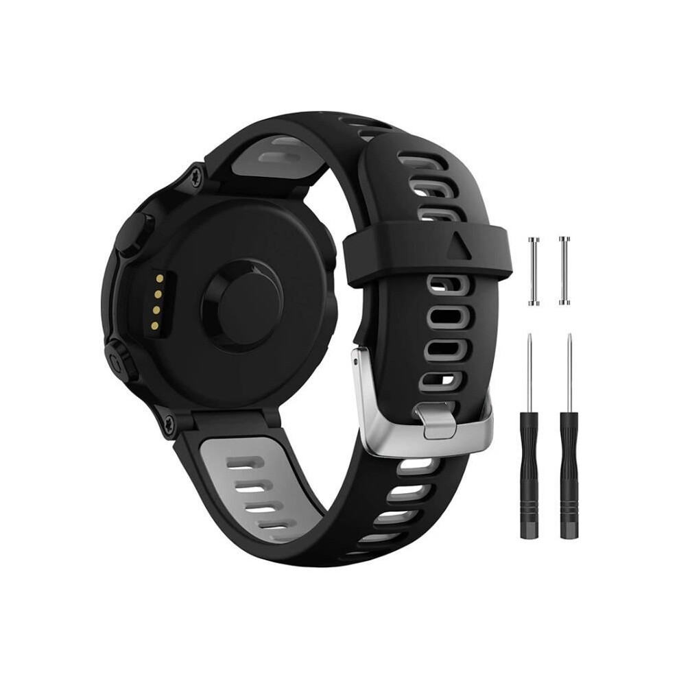 Soft Silicone Replacement Band For Forerunner 735Xt, Compatible With Forerunner 230/235/620/630/735Xt, Buckle 7333425844809