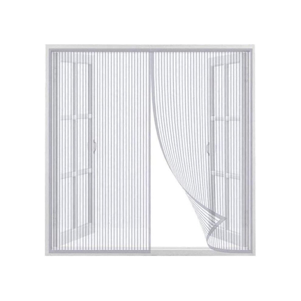 Magnetic Mosquito Net 120 X 120 Cm, Ultra-Fine Mesh, Automatic Closing, White 7333425851067
