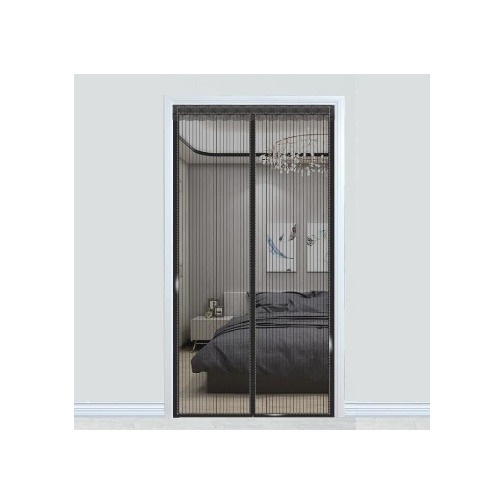Mosquito Net For Doors And Windows, Automatic Closing, Anti-Insect, 120 X 220 Cm - Black 7333425850879