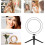 Multiple Lighting Modes Ring Light 10 Inch, USB Powered Dimmable LED Ring Light with Wireless Remote Control, Adjustable Tripod Stand for Video Confer 7
