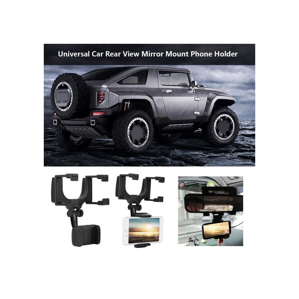 Car Rearview Mirror Phone Holder, Universal Mobile Phone Holder For Navigation Hb066 7333425843284