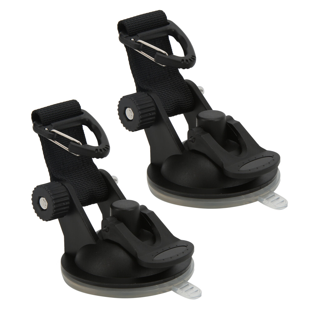 Upgraded Suction Cups With Securing Hooks, Supports 10Kg Per Cup, High Adhesion Ensures Secure Grip On Smooth Surfaces, Multipurpose Usage For Camping 9416038144578