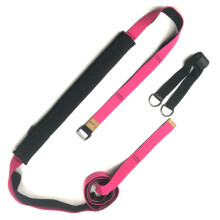 Faixa elástica ajustável para ioga e fitness, equipada com âncora de porta para alongamentos seguros e controlados, faixas elásticas especiais