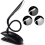 Portable Led Reading Light, Noble White Clip-on Lamp With Flexible Gooseneck And Memory Function For Reading, Studying 1