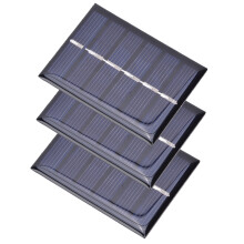 Kit de painel solar compacto e portátil, design policristalino de alta eficiência, solução elegante para projetos de bricolagem e aventuras ao ar
