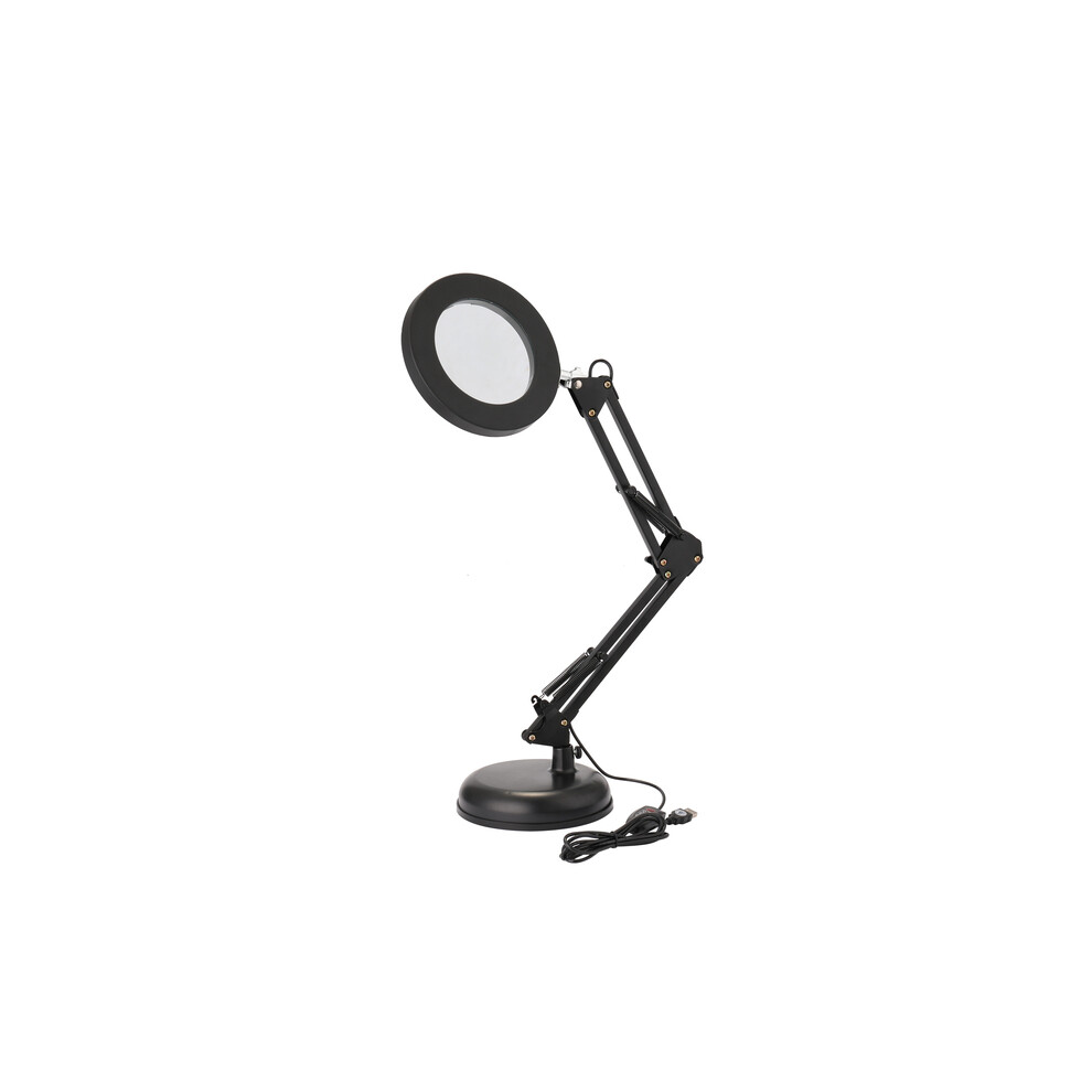 Light Magnifying Glass With Clear Glass Lens & Foldable 8X Magnifier, Stepless Dimming Led For Artistic Precision
