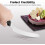 Cake Decorating Spatula with Multipurpose Spatula Function, Stainless Steel Blade Offset Spatula Featuring Flexible Blade and Non-Slip Handle, Angled 4