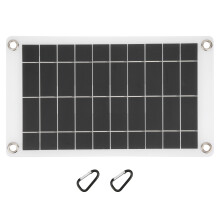 Monocrystalline Silicon Solar Panel High Efficiency Energy Conversion Dual USB Charging Portable Power Source Environmentally Friendly Outdoor Adventu