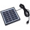 Solcellepanel med solcellebatterioplader, mini-solpaneler, solcellebatterivedligeholder, 2W 12V multifunktionelt solpanel, polysiliciumopladning, B 1