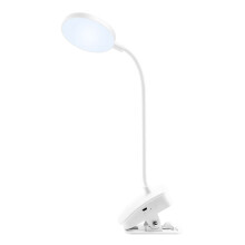 USB-driven skrivbordslampa och miljövänlig läslampa: Dimbar klämlampa för studier, distansarbete, videokonferenser, zoomsamtal, självutsändning