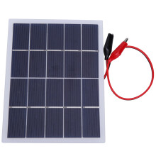 Milieuvriendelijk zonnepaneel met hoge conversie-efficiëntie, druppellader voor auto's, motoren, boten en meer, 170x130 mm, wit polykristallijn