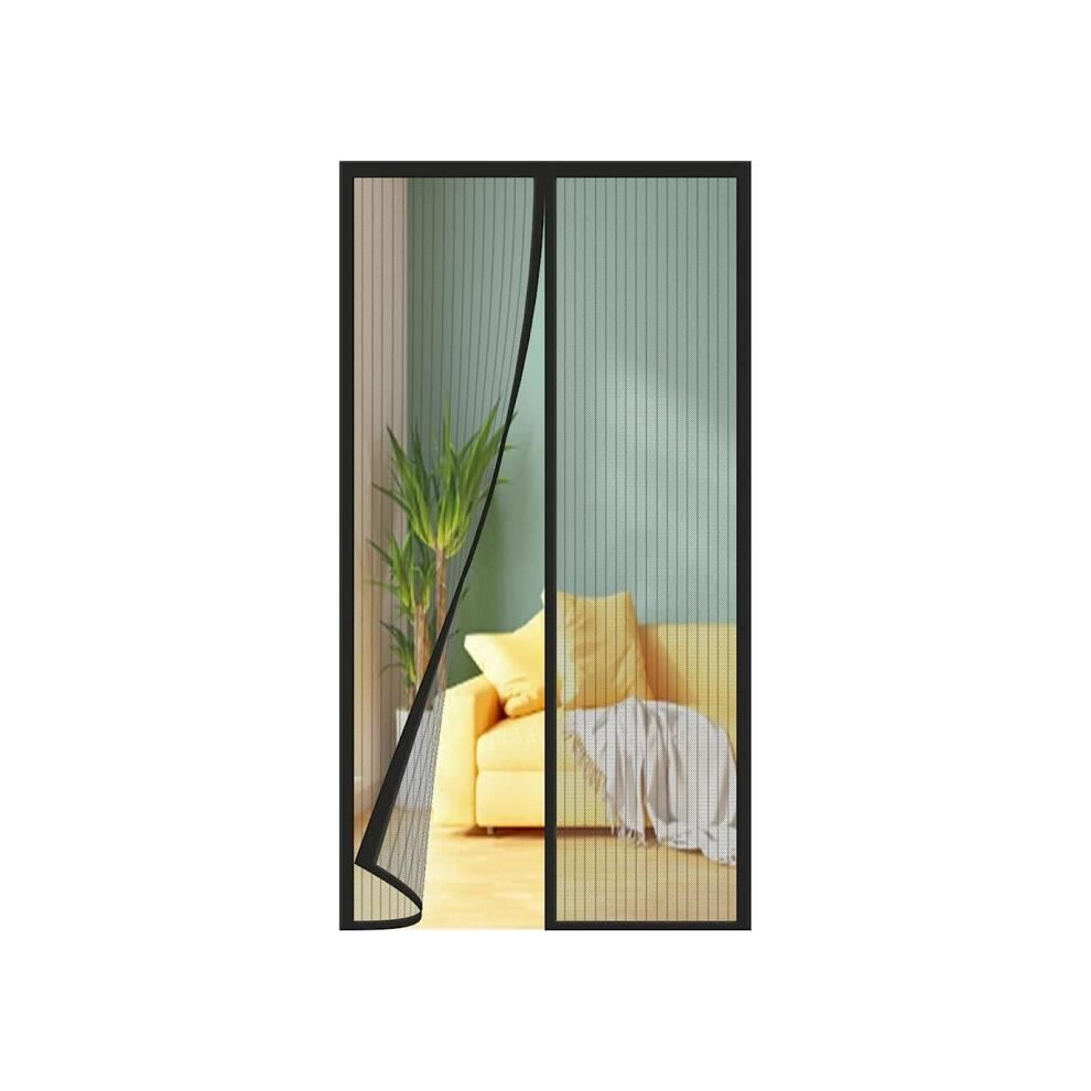 Magnetic Fly Screen For Doors, 120 X 200 Cm, Automatic Closing, Suitable For Balconies, Bedrooms And Sliding Doors 7333425850831