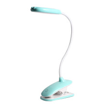 Bærbar LED-lampe, øjenbeskyttelse med lavt forbrug, fleksibel svanehals til læsning, studier eller arbejde, berøringsdæmpbare lys med