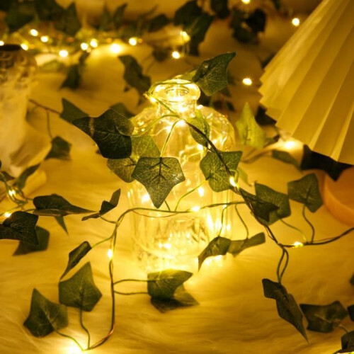 YANSION Solar LED String Lights - 10m - 100 LEDs - Waterproof - 8 Lighting Modes 1