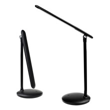 Vision Caring bordslampa, dubbellampa, energibesparande belysning, minimalistisk design och touch-strömbrytare med dimmer