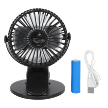 Rechargeable USB Fan with Strong Clamp, Battery Operated Portable Fan for Desk, Home, Office, and Travel