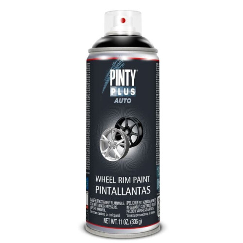 Pintyplus - Tech - Wheel Rim Paint - 400ml - Black