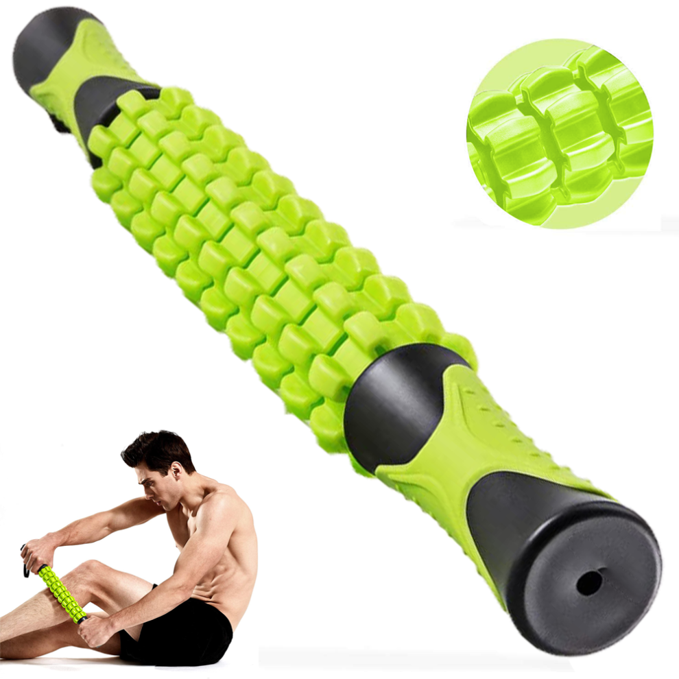 Physical Therapy Massage Stick, Myofascial Release Tool For Athletes With Cellulite Reduction Features, Ergonomic Grip For Deep Tissue Massage, Portab