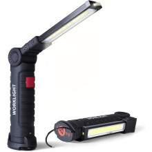 Rechargeable Work Light with Magnetic Base, Innovative 360 Degree Rotate Mechanic Tool Light, Portable Flood Light for Emergency and Outdoor Activitie