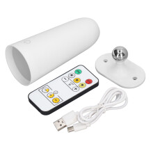 Rechargeable Dimmable Desk Lamp Battery Operated Magnetic LED Light with Remote, 360 Degree Adjustable Wall Sconce Lights for Home Office Kitchen Stai