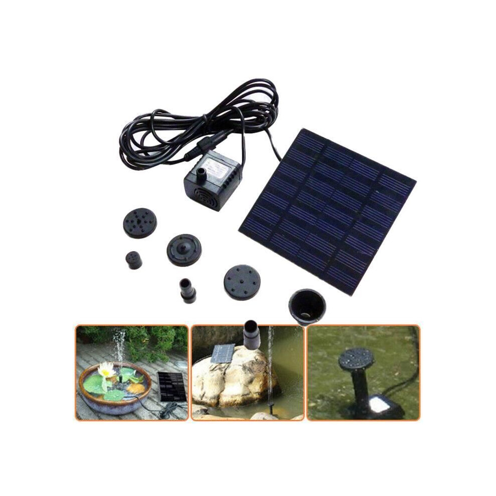 1.2W 7V Submersible Solar Water Pump For Garden And Pool Fountain 7333425866153