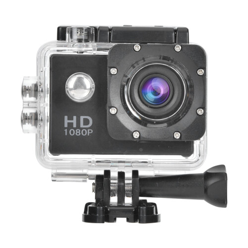 Κάμερα δράσης Full HD1080P αδιάβροχη με ευρυγώνιο φακό, κάμερα εξωτερικού χώρου για 2