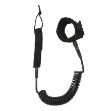 Elastische Surf-Leash für Stand-Up-Paddler, Schnellverschlussmechanismus, verstellbare Knöchelmanschetten, korrosionsbeständige