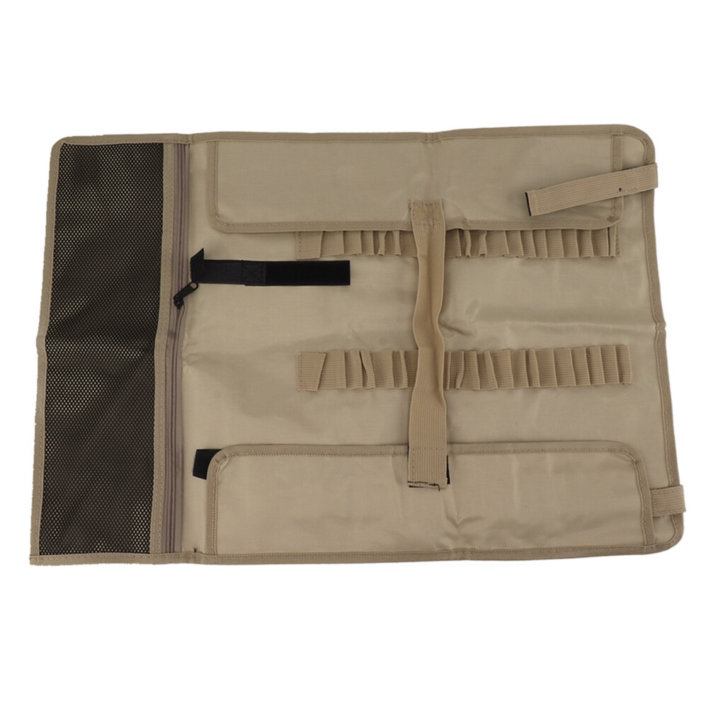 Multifunctional Tool Roll Organizer With Detachable Pouches, High Wear Resistant Oxford Fabric, Ideal For Mechanics Hobbyists And Repair Kits 9416038239915