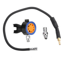 Atemreglerteile für Taucher, ergonomisches Design, leichter und langlebiger mechanischer Metallregler mit eloxierter Oberfläche, Konstruktion aus