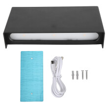 Apparecchio di illuminazione a LED dal design moderno, applique da esterno con controllo touch, impermeabile, ricaricabile, dimmerabile a variazione